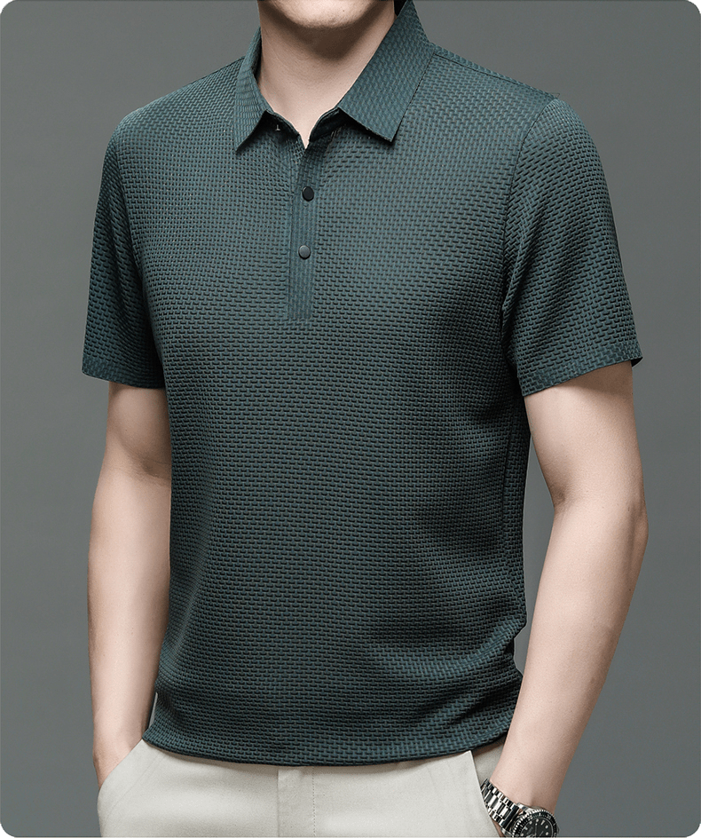 Structured Men's Polo Shirt | Lightweight Breathable Fabric for All-Day Comfort 6