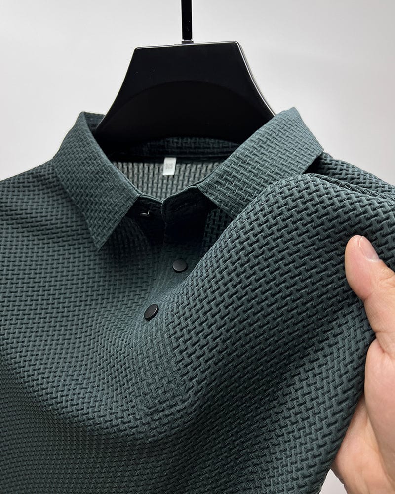 Structured Men's Polo Shirt | Lightweight Breathable Fabric for All-Day Comfort 7