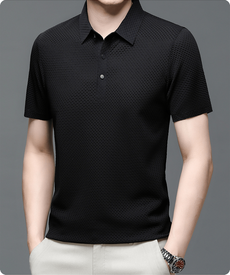 Structured Men's Polo Shirt | Lightweight Breathable Fabric for All-Day Comfort 8