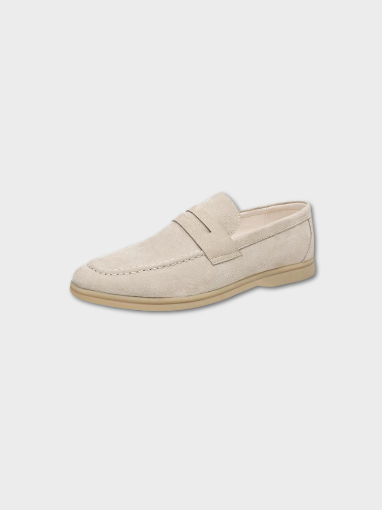 Suede Loafers | Dual-Layer Pigskin Upper with Comfortable Rubber Sole 2