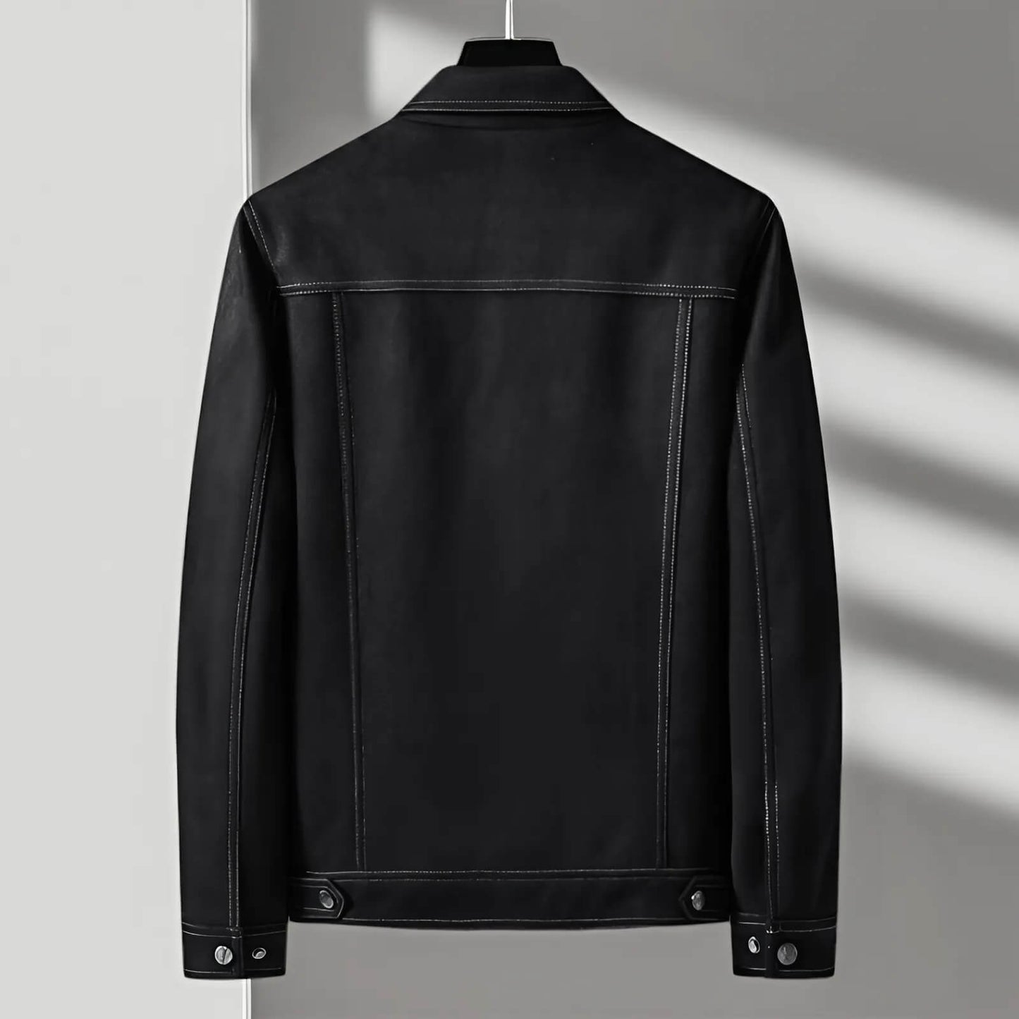 Suede Retro Jacket | Luxurious Velvety Feel with Tailored Fit 3