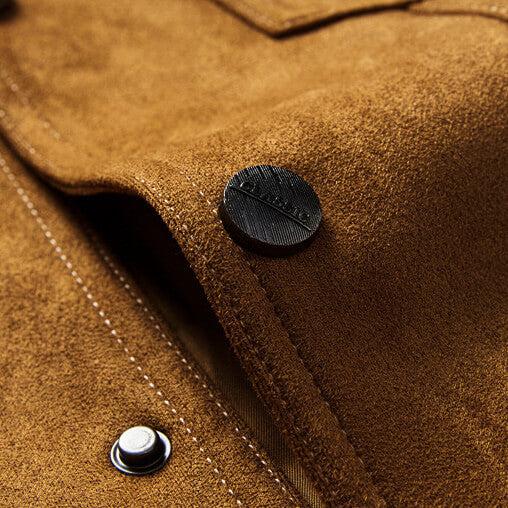 Suede Retro Jacket | Luxurious Velvety Feel with Tailored Fit 4