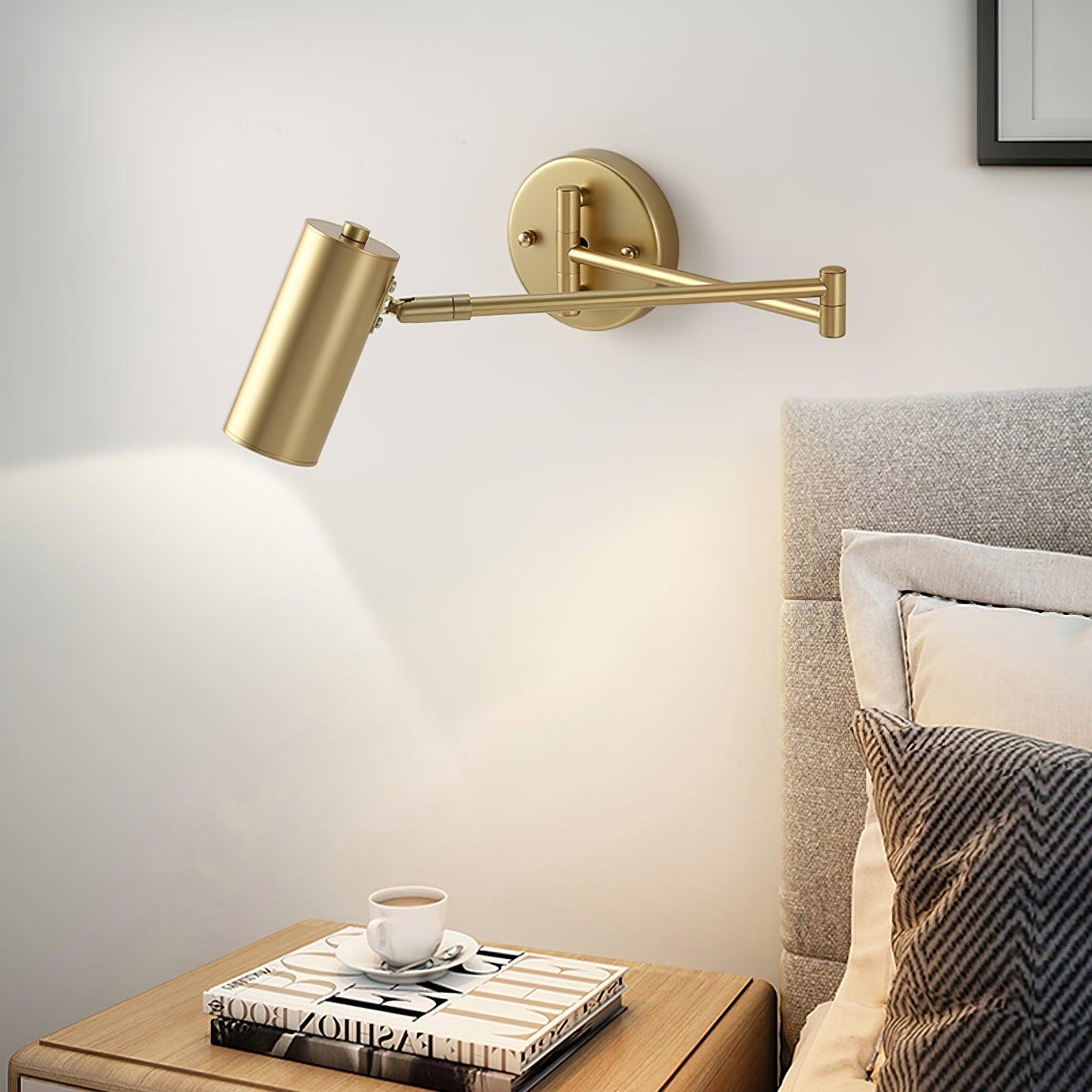 Swing Arm Wall Sconce | Adjustable Modern Iron Lighting Fixture 4