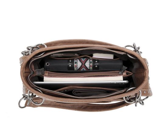 Western Elegance Tooled Leather Purse