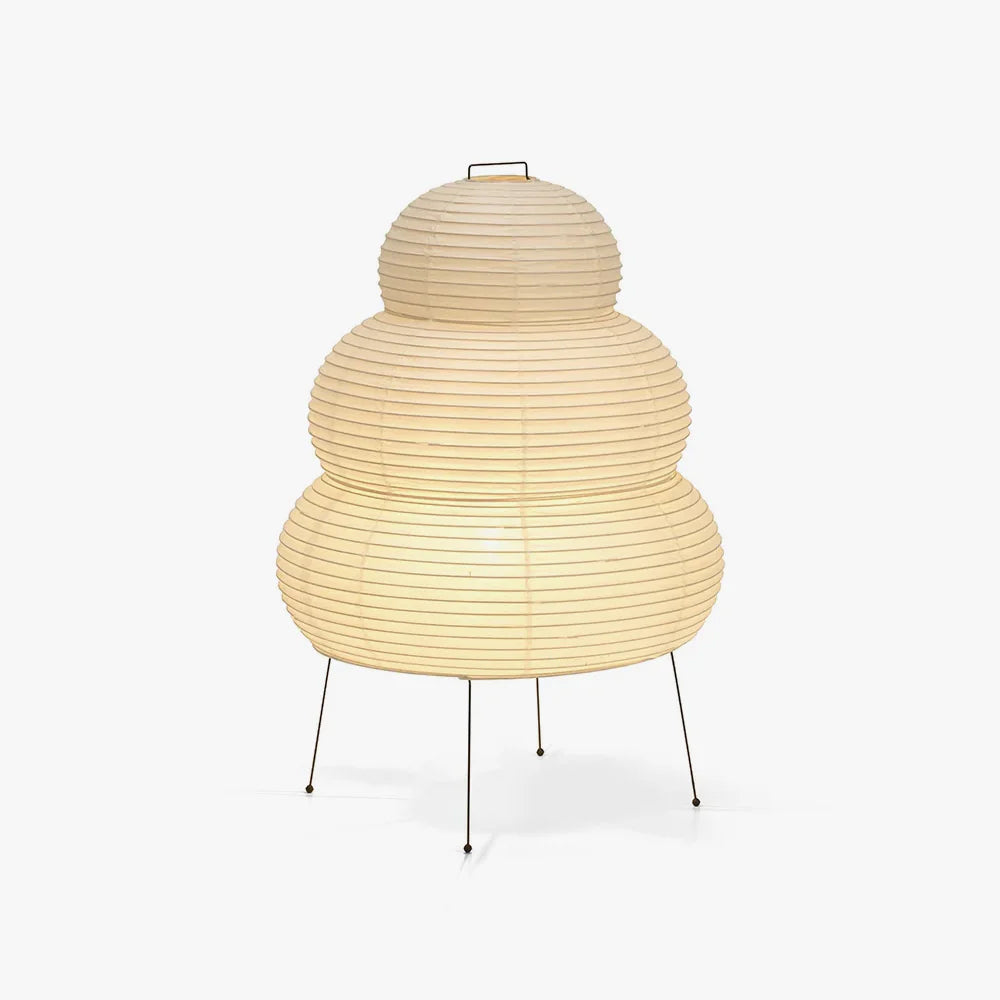 Table Lamp | Elegant Japanese Lantern Design with Soft Mulberry Paper Light 1