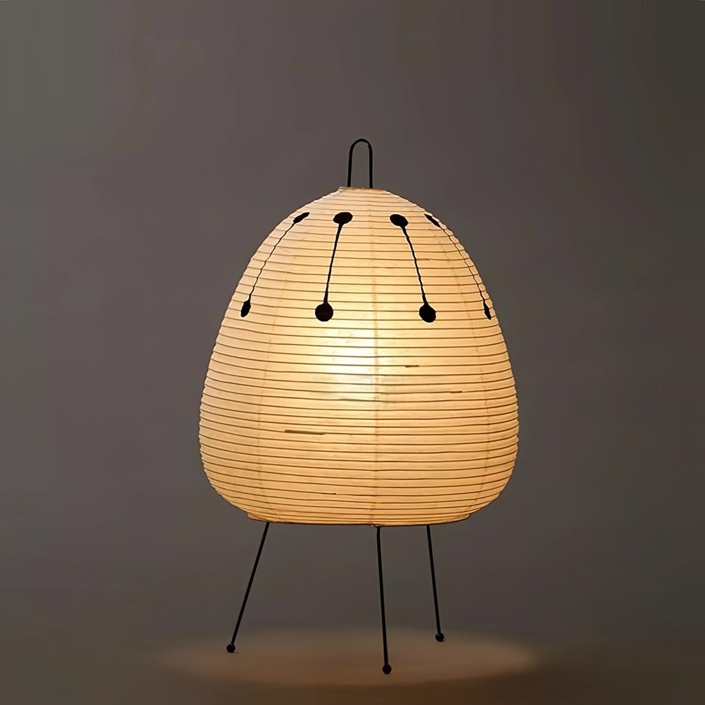 Table Lamp | Elegant Japanese Lantern Design with Soft Mulberry Paper Light 11