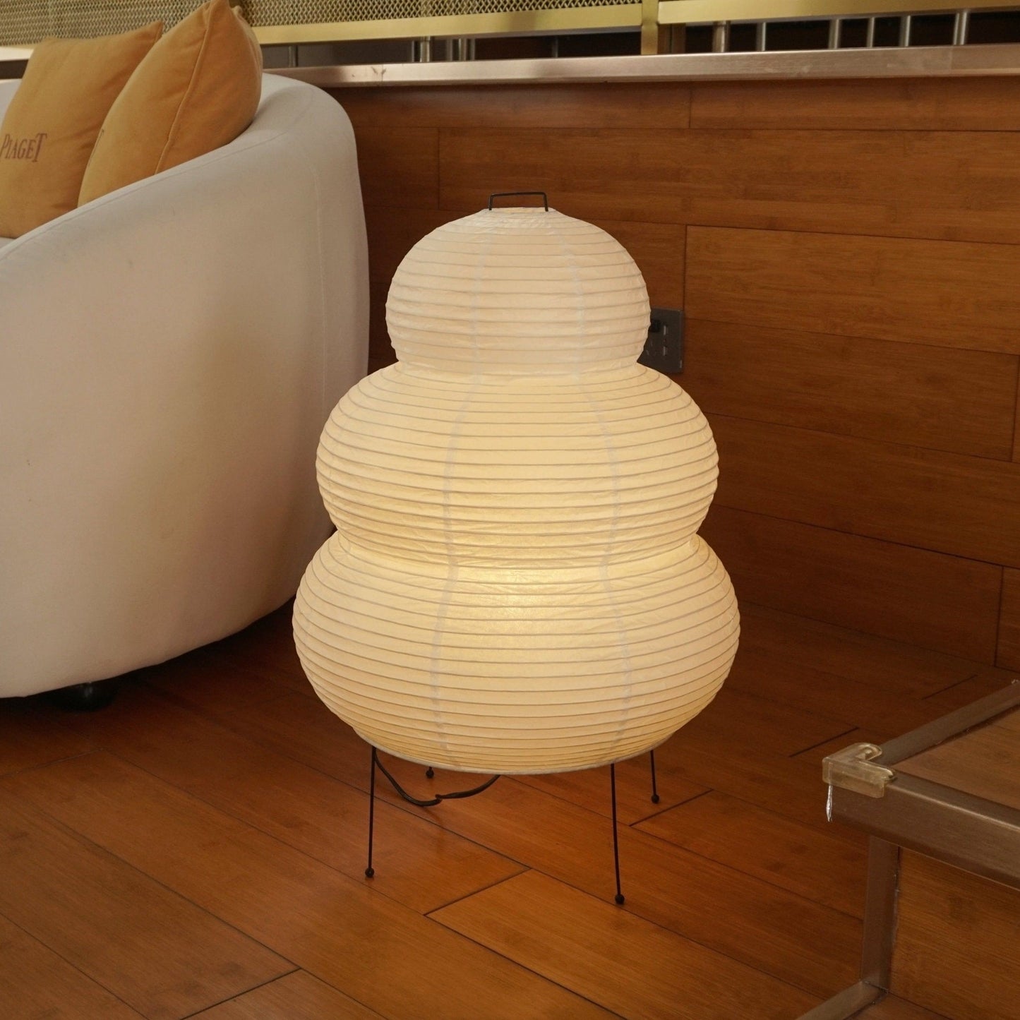 Table Lamp | Elegant Japanese Lantern Design with Soft Mulberry Paper Light 2