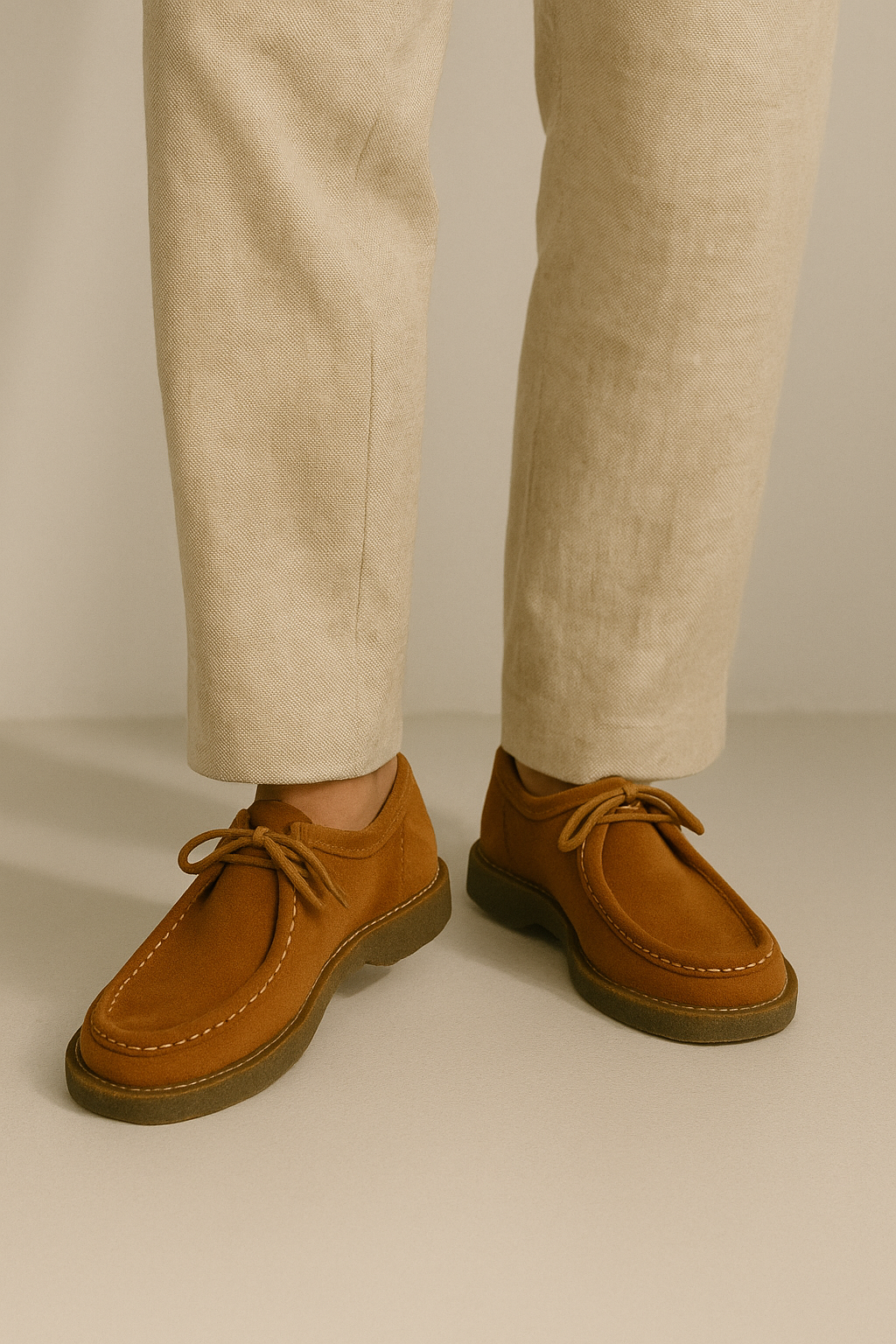 Theodore Suede Lace-Up Shoes | Comfortable Crepe Sole with Rustic Charm 2