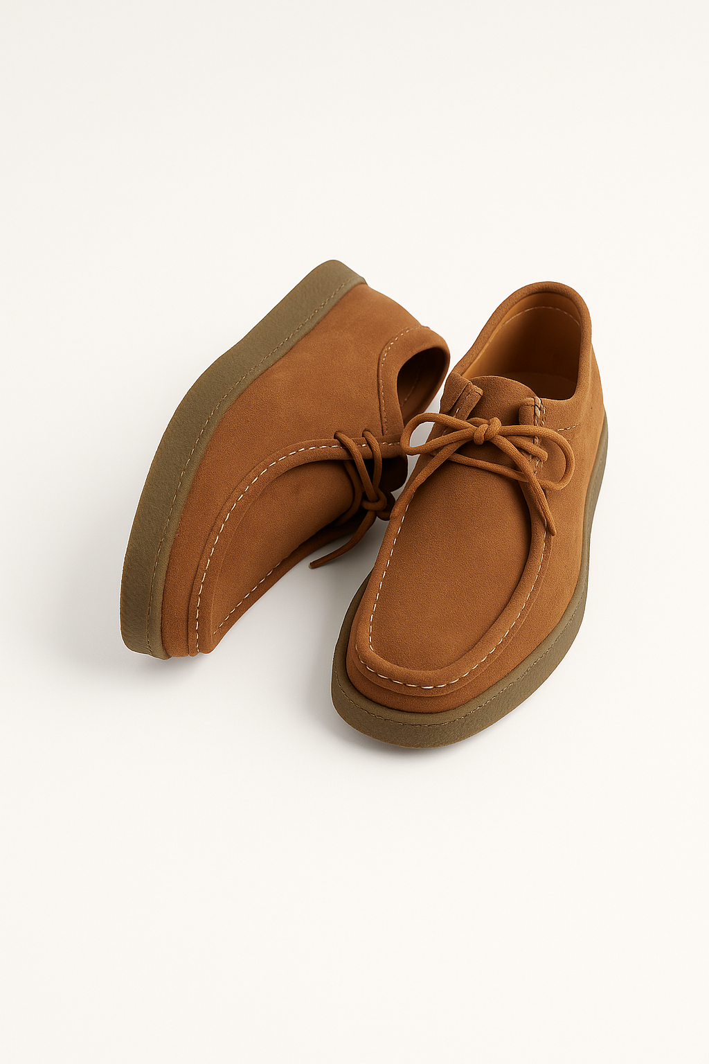 Theodore Suede Lace-Up Shoes | Comfortable Crepe Sole with Rustic Charm 3