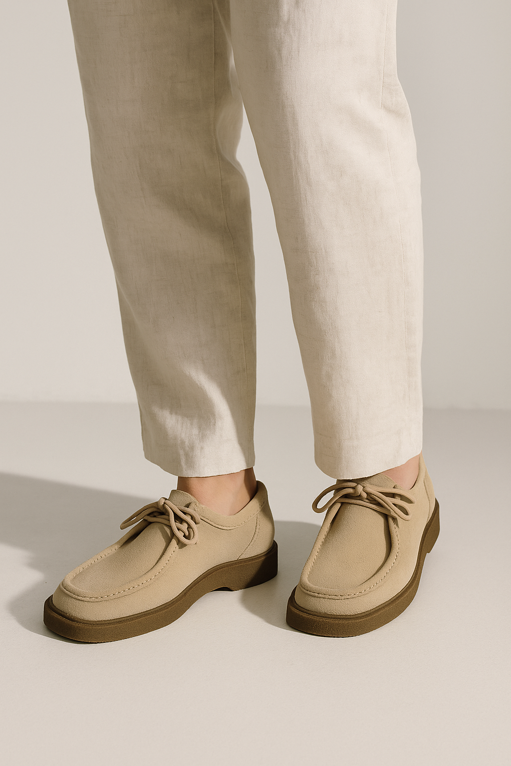 Theodore Suede Lace-Up Shoes | Comfortable Crepe Sole with Rustic Charm 4