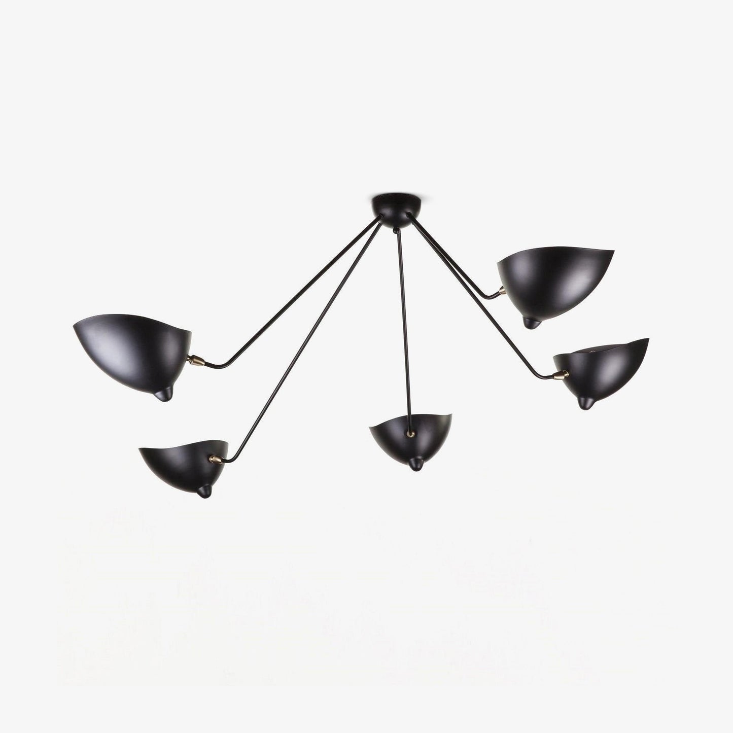 Three Arm Ceiling Lamp | Sculptural Design with Dynamic Aesthetics 1