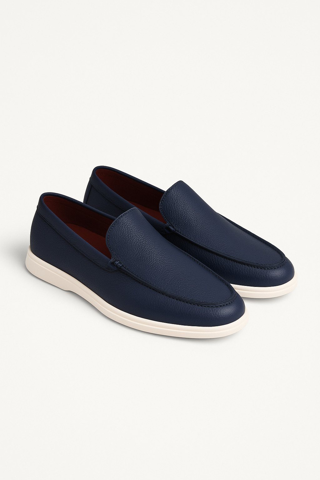 Two-Tone Leather Loafers for Women | Stylish Comfort with Flexible Sole 10