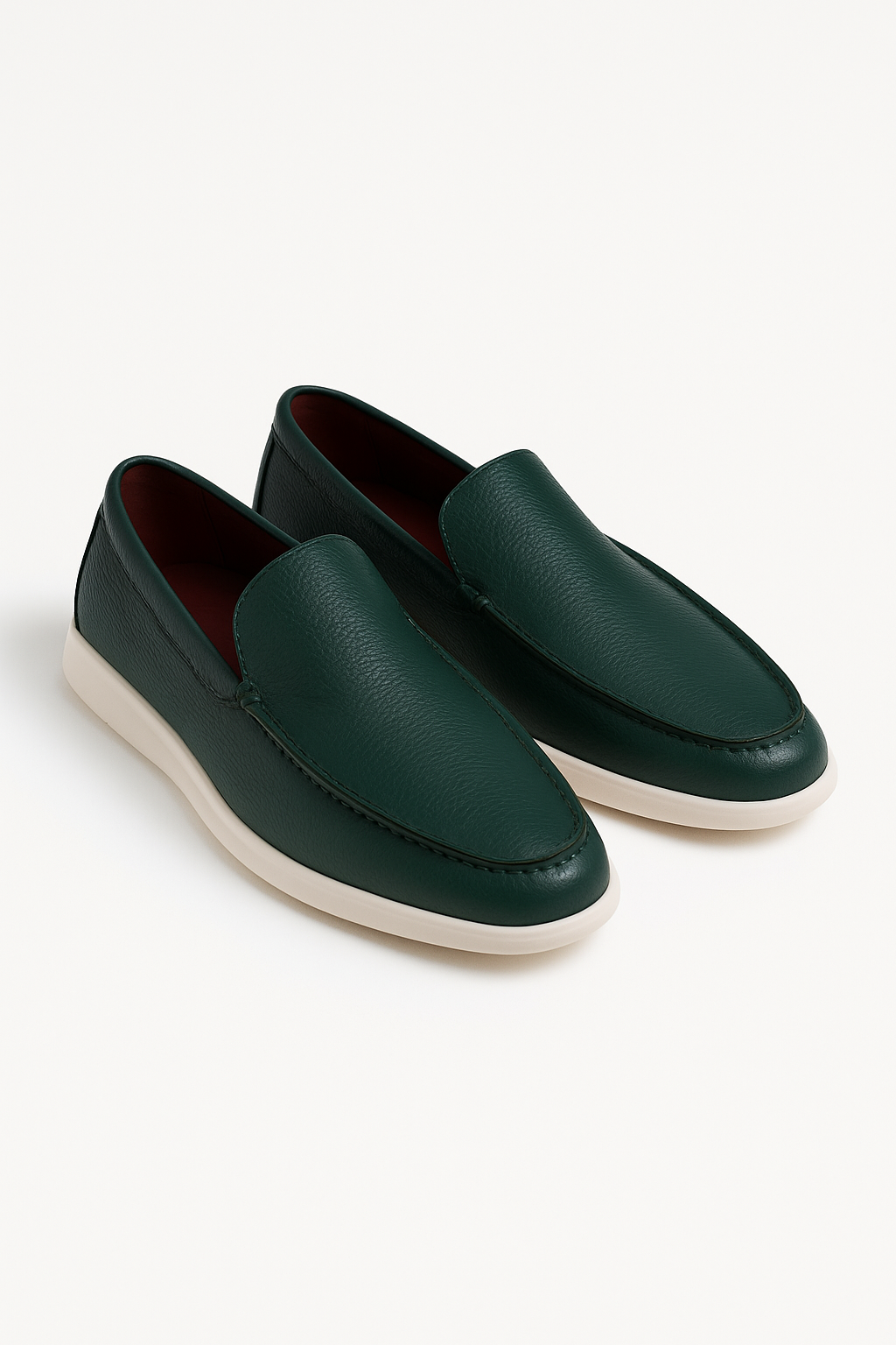 Two-Tone Leather Loafers for Women | Stylish Comfort with Flexible Sole 4