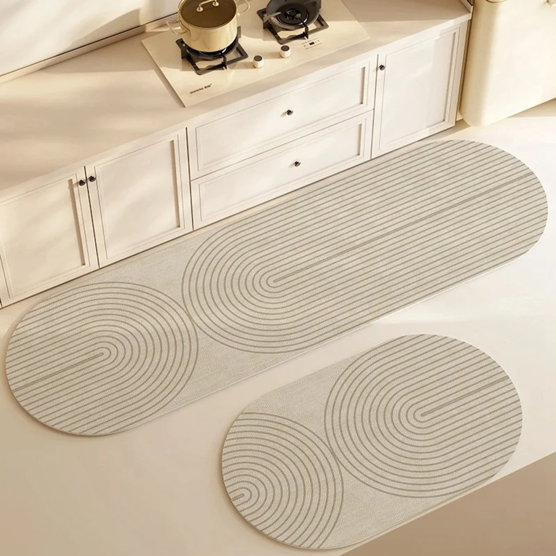 Ultra-Absorbent Kitchen Mat with Anti-Slip Backing | QuickDry Kitchen Rugs 1
