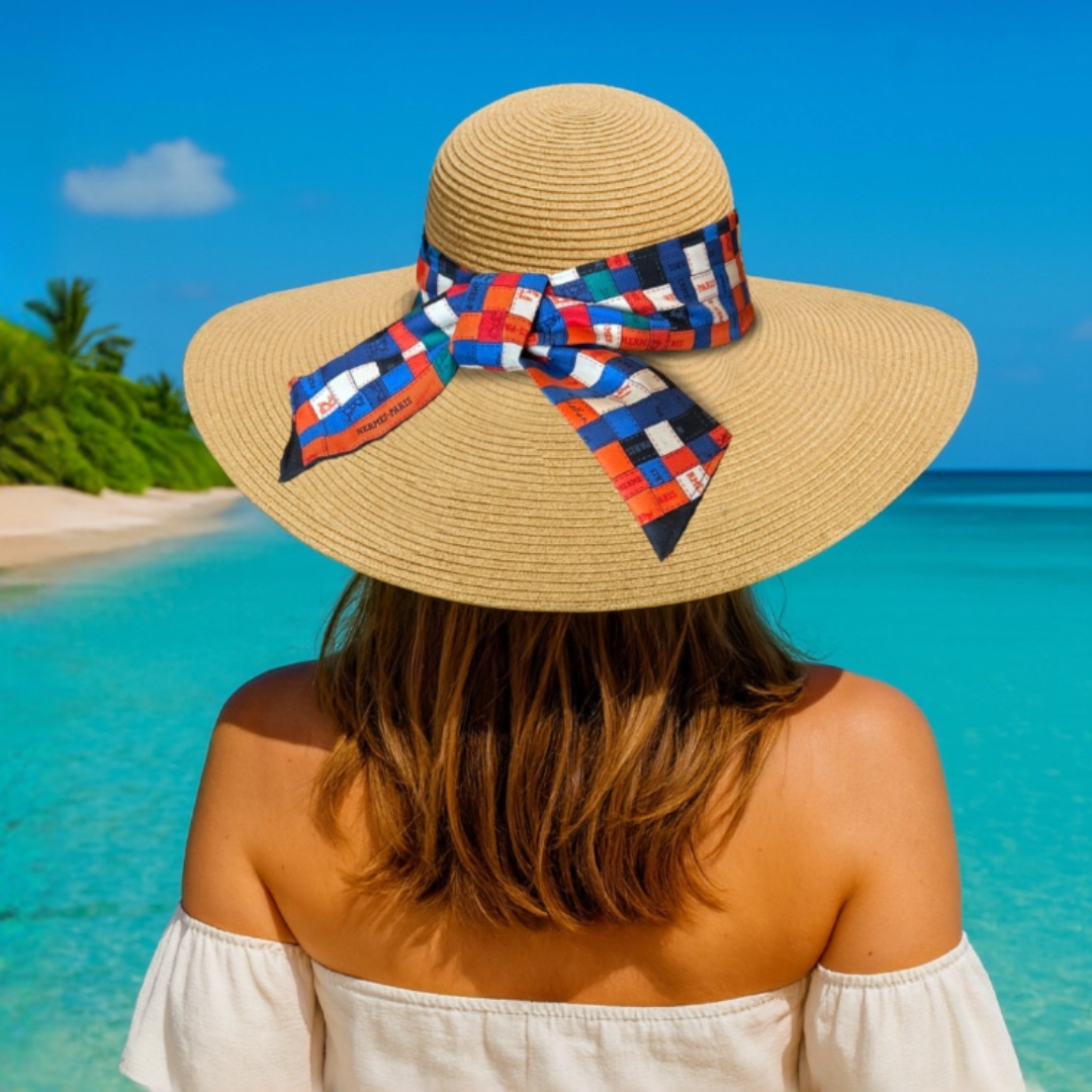 Bolduc Au Carre Perfect Straw Sun Hat