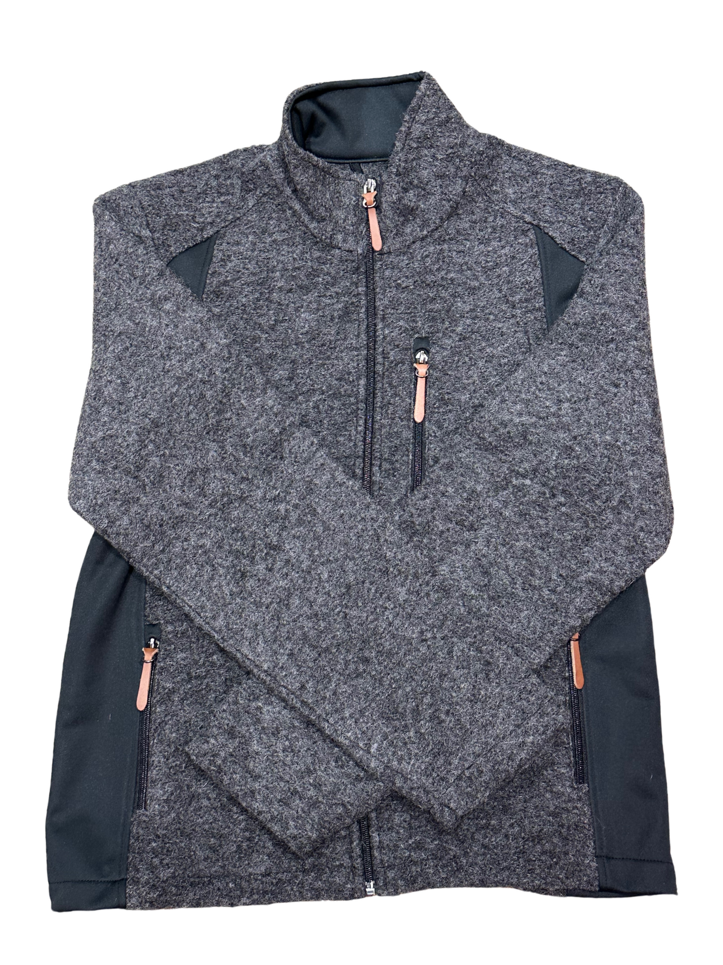 Washable Charcoal Wool Jacket