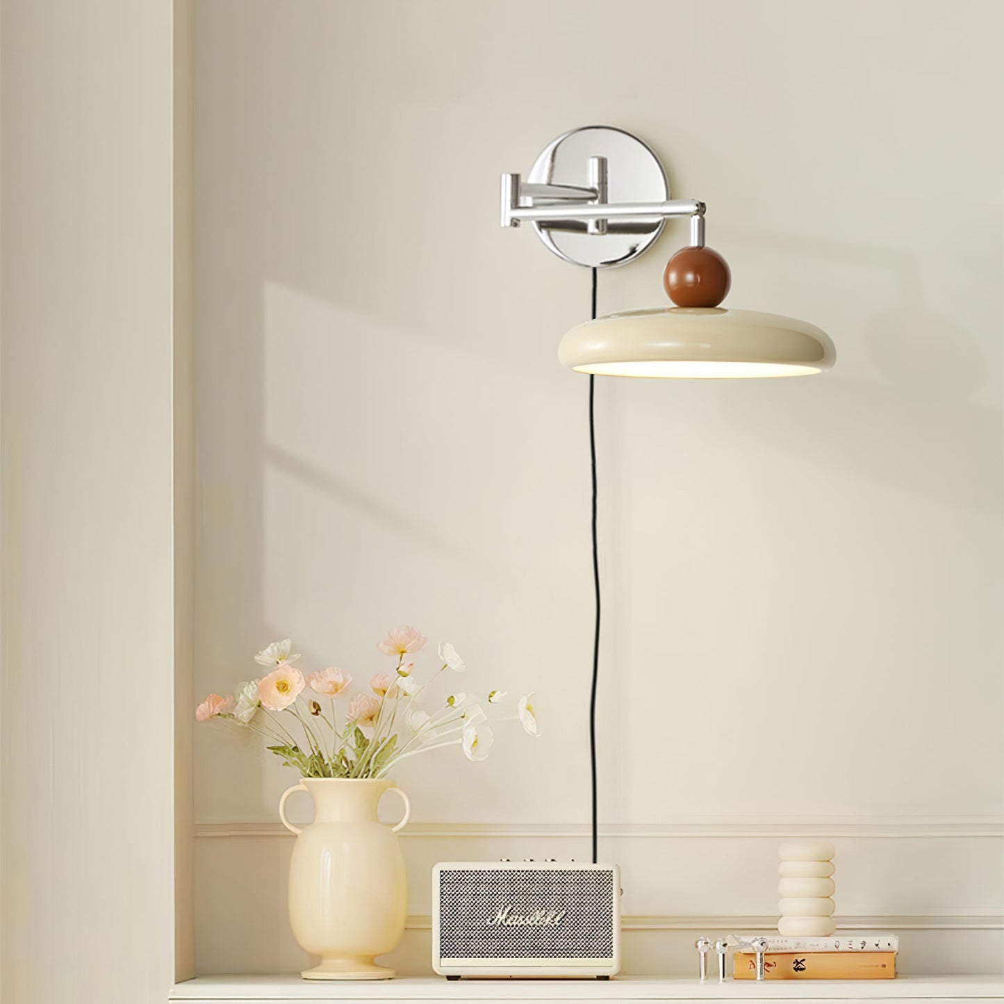 Wall Lamp | Elegant Round Sconce Light with Integrated LED 6