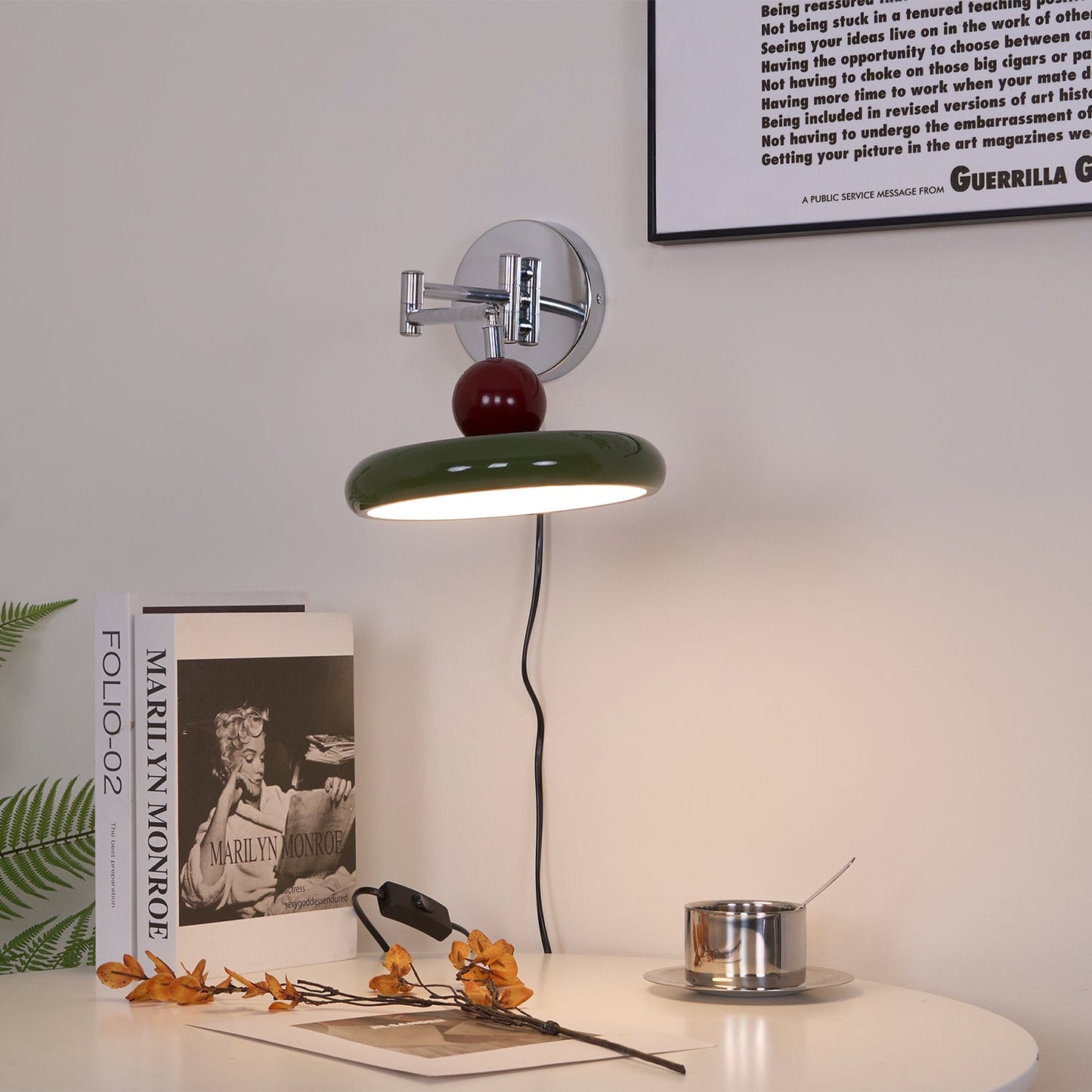 Wall Lamp | Elegant Round Sconce Light with Integrated LED 7