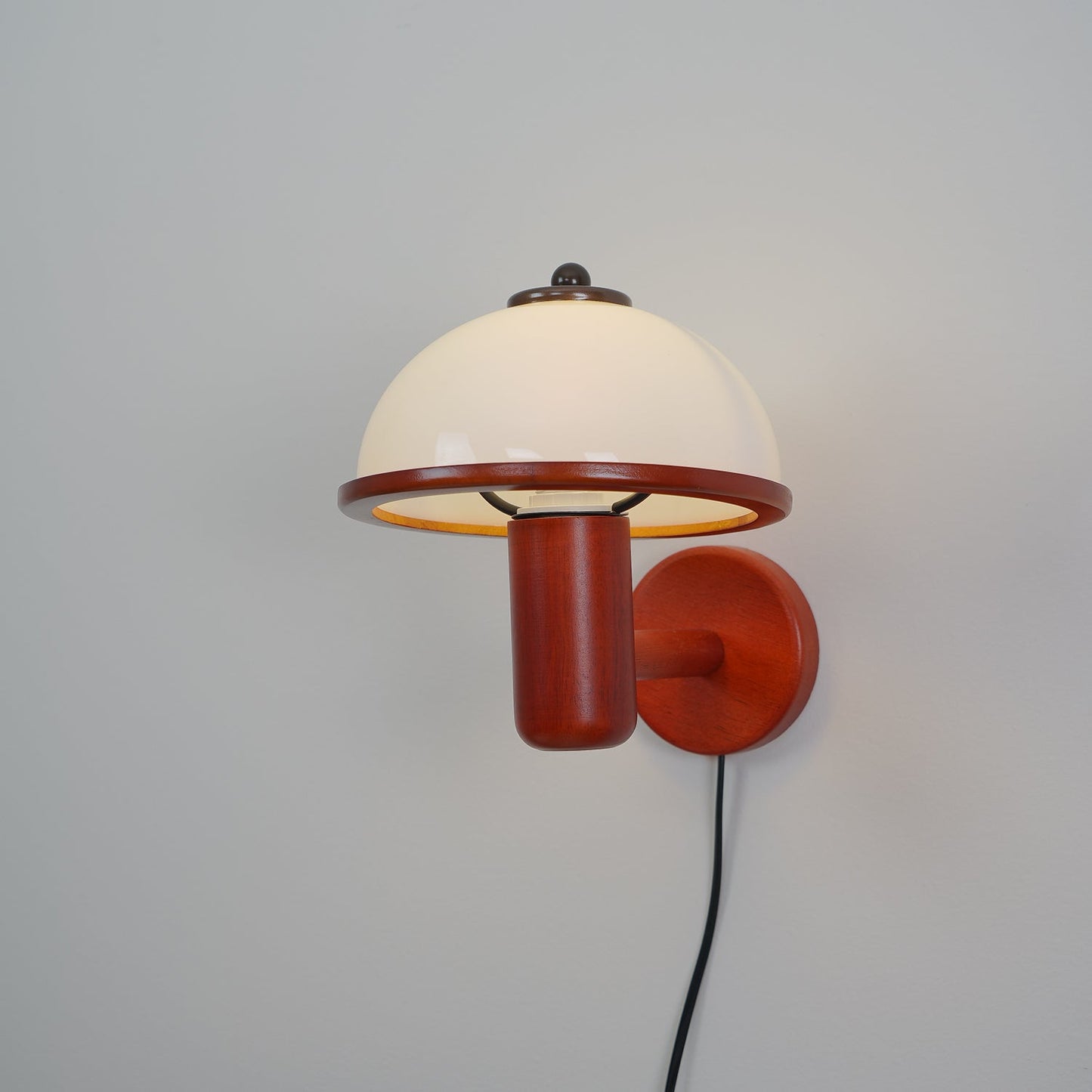 Wall Sconce Lighting | Elegant Oak Wood Finish with Soft Illumination 3