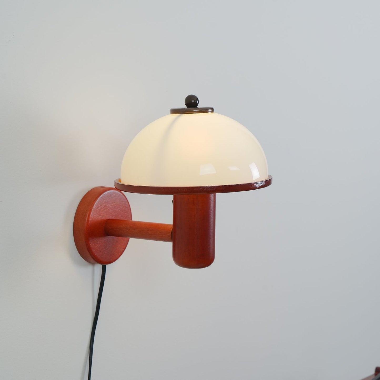 Wall Sconce Lighting | Elegant Oak Wood Finish with Soft Illumination 6
