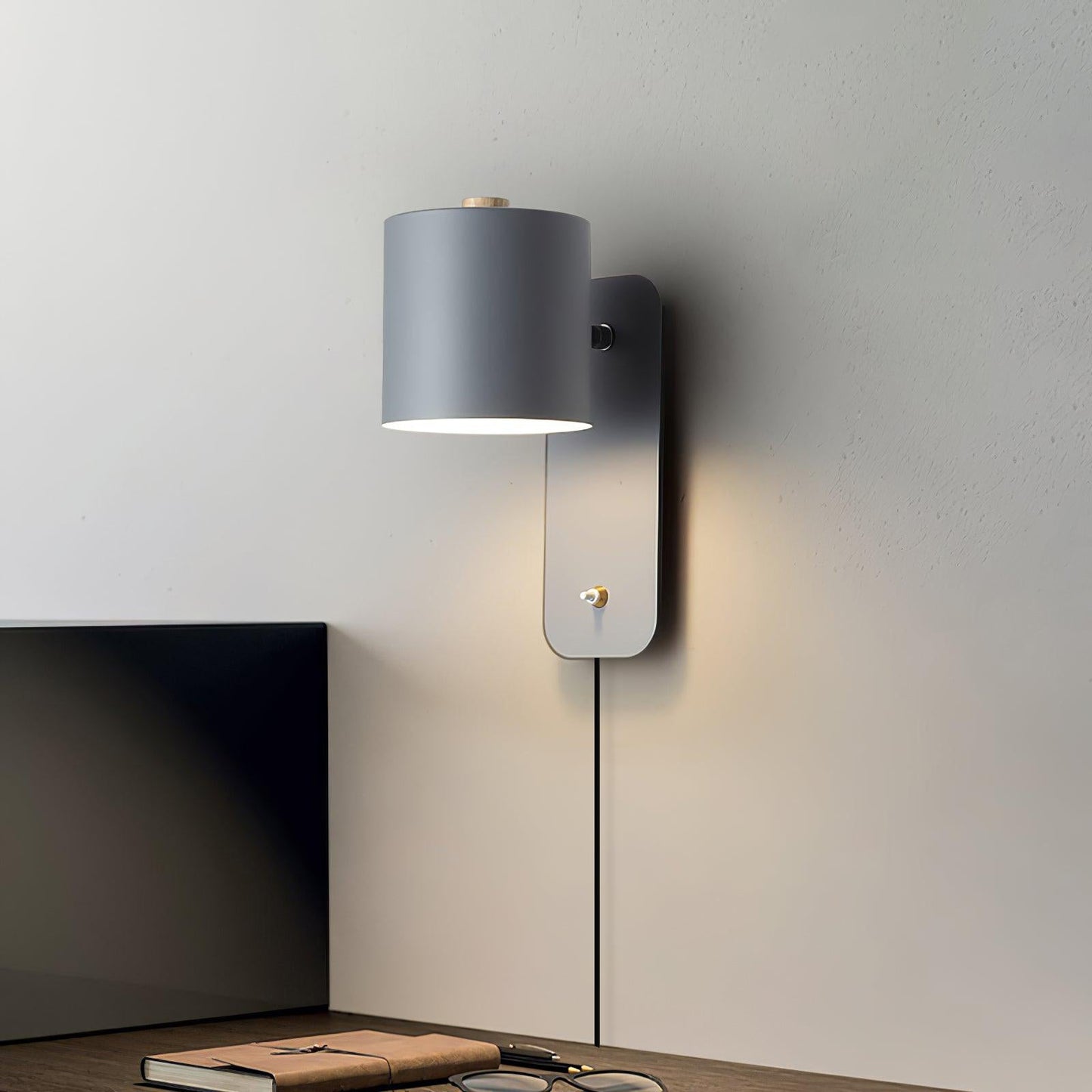 Wall Sconce Lighting | Rotatable Cylinder Design with 350-Degree Adjustment 2