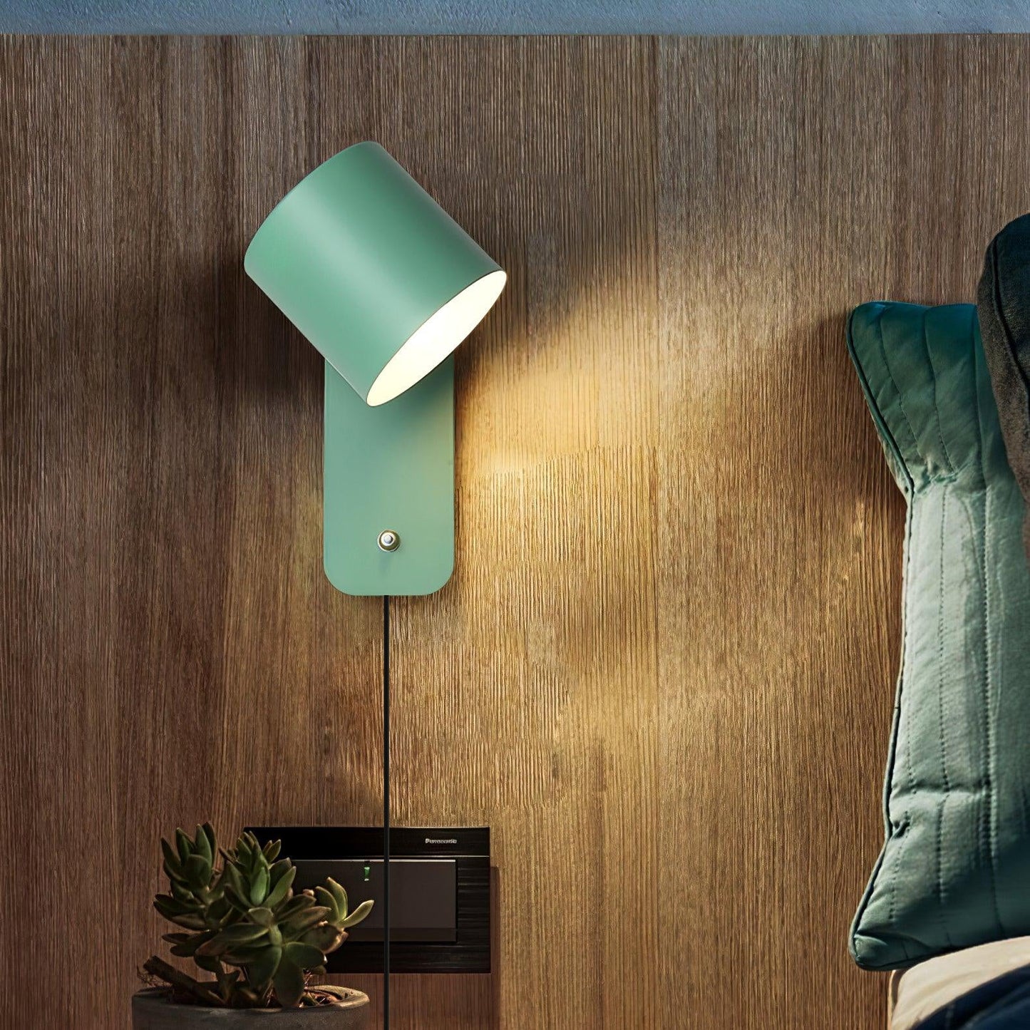 Wall Sconce Lighting | Rotatable Cylinder Design with 350-Degree Adjustment 4