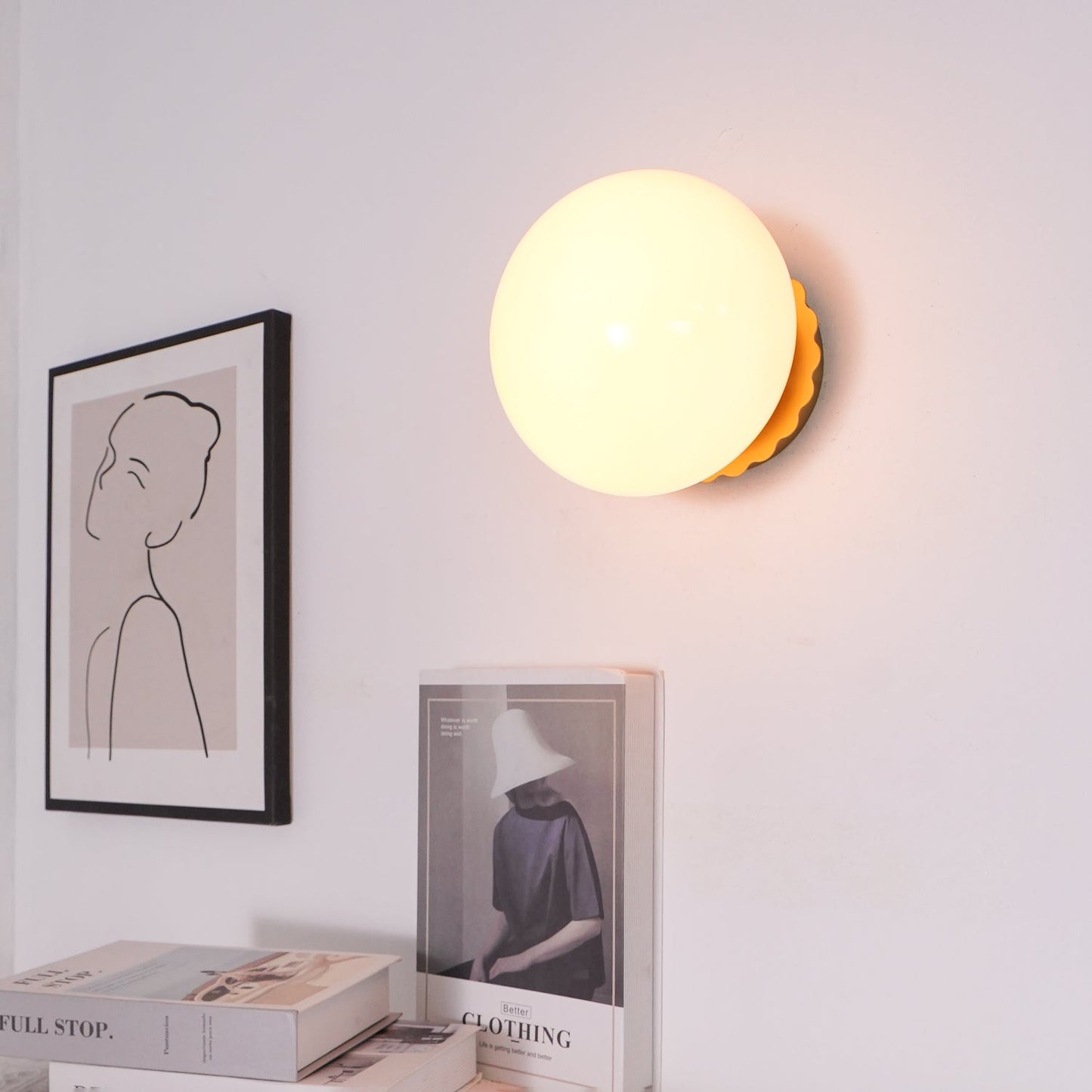 Wall Sconces | Elegant Pink Glass Diffuser with Versatile Mounting Options 5