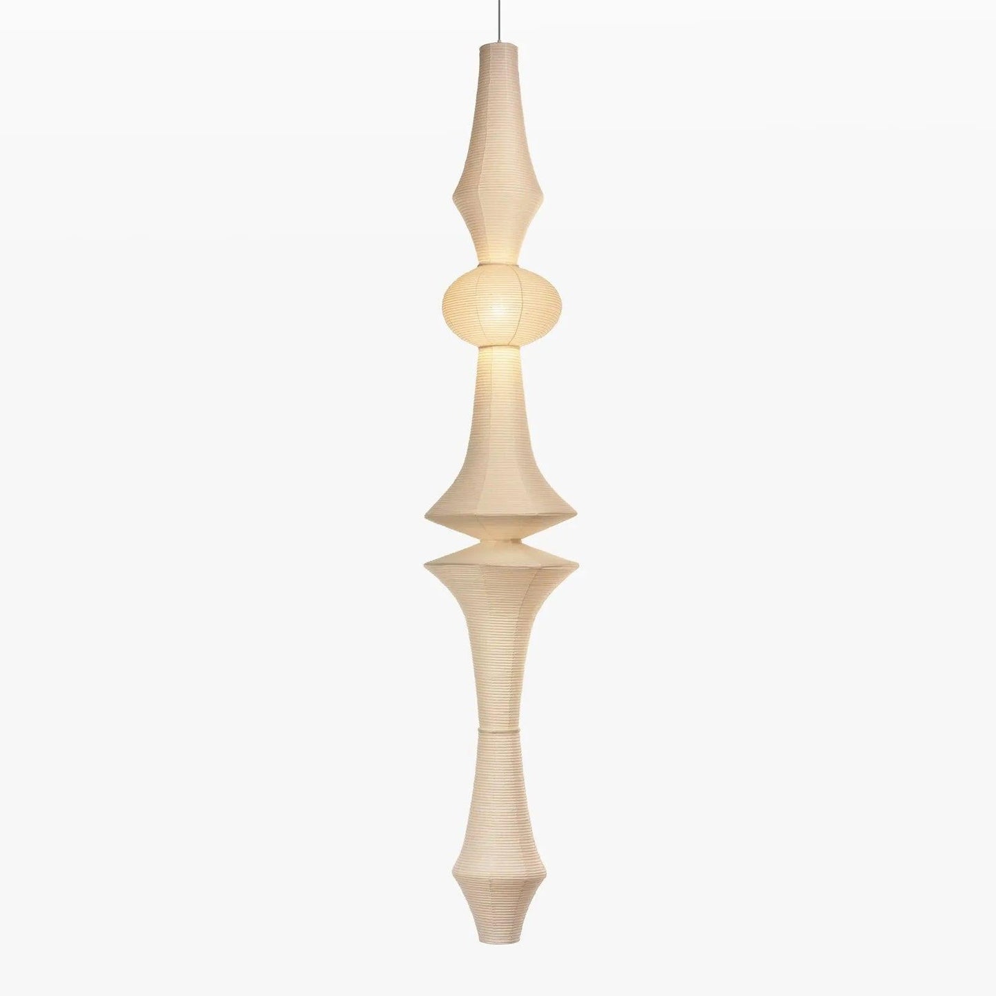 Washi Paper Pendant Light | Handcrafted Mulberry Shade for Stylish Kitchen Pendant Lighting 1