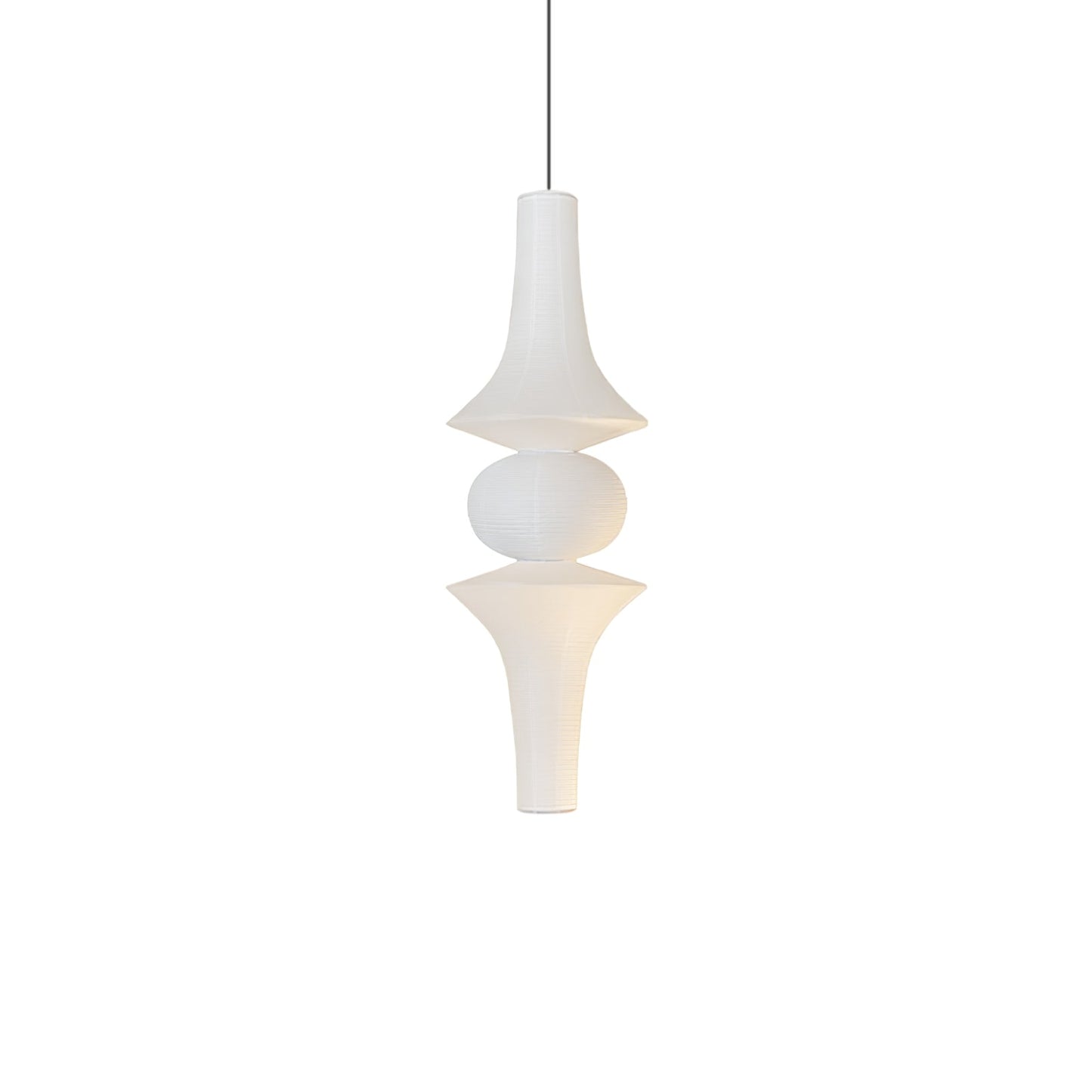 Washi Paper Pendant Light | Handcrafted Mulberry Shade for Stylish Kitchen Pendant Lighting 9