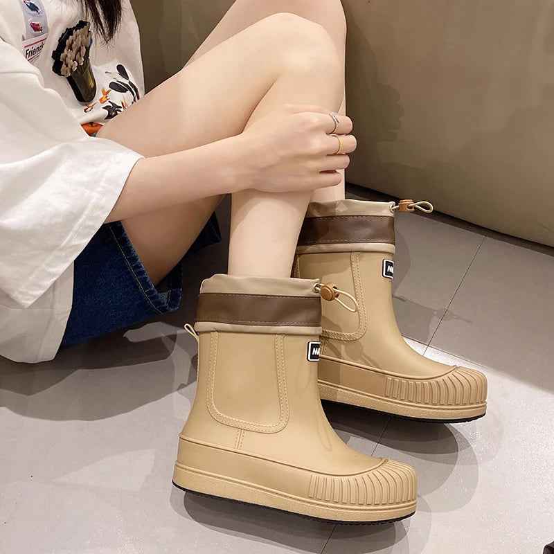 Waterproof Rain Boots Women | Comfortable Non-Slip Fit for Outdoor Activities 5