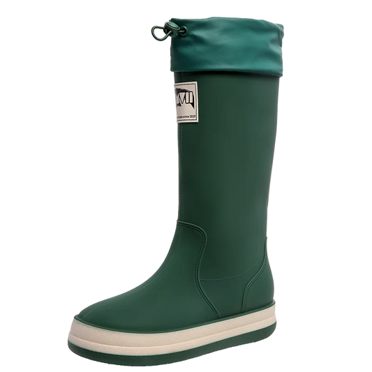 Waterproof Rain Boots Women | Lightweight Anti-Slip Rubber Design 0