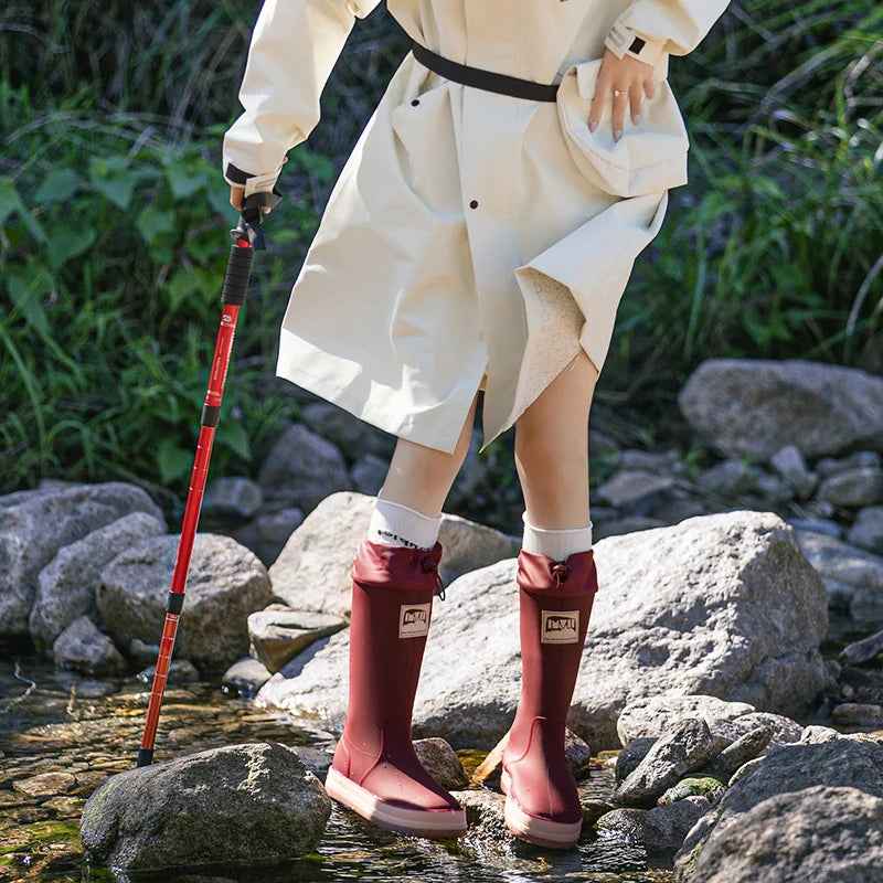 Waterproof Rain Boots Women | Lightweight Anti-Slip Rubber Design 1