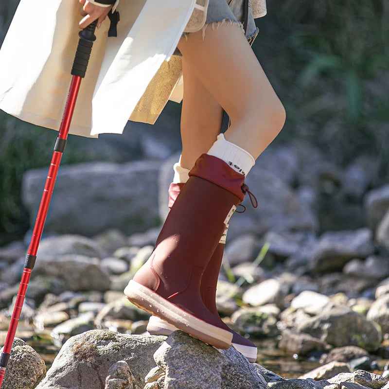 Waterproof Rain Boots Women | Lightweight Anti-Slip Rubber Design 2