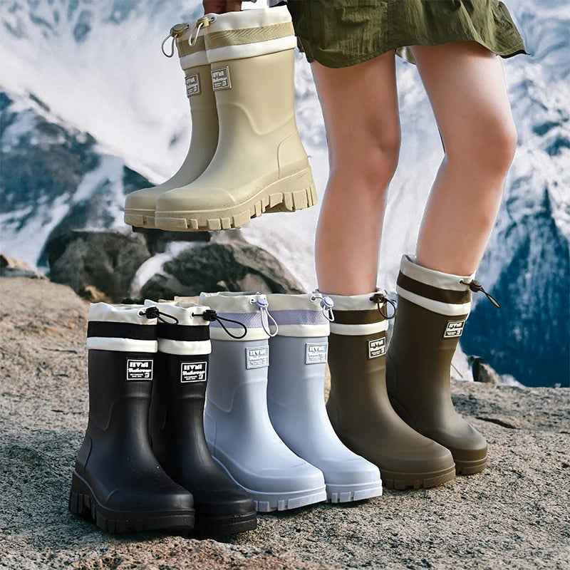 Waterproof Rain Boots | Adjustable Fit for Kids and Adults 1