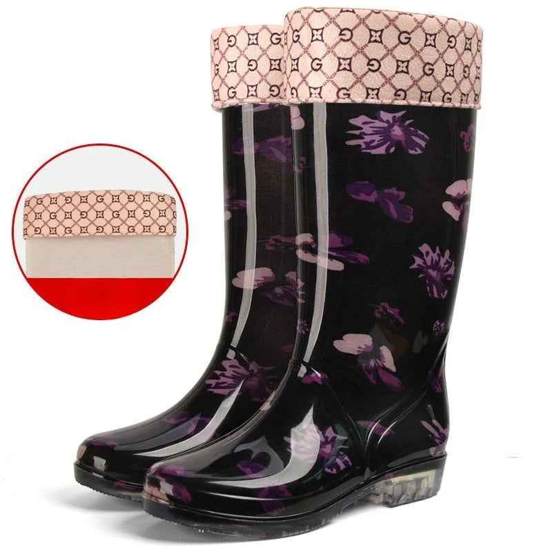 Waterproof Winter Boots | Stylish Floral Design for Women 2