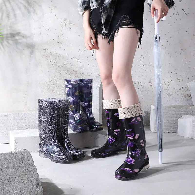 Waterproof Winter Boots | Stylish Floral Design for Women 5