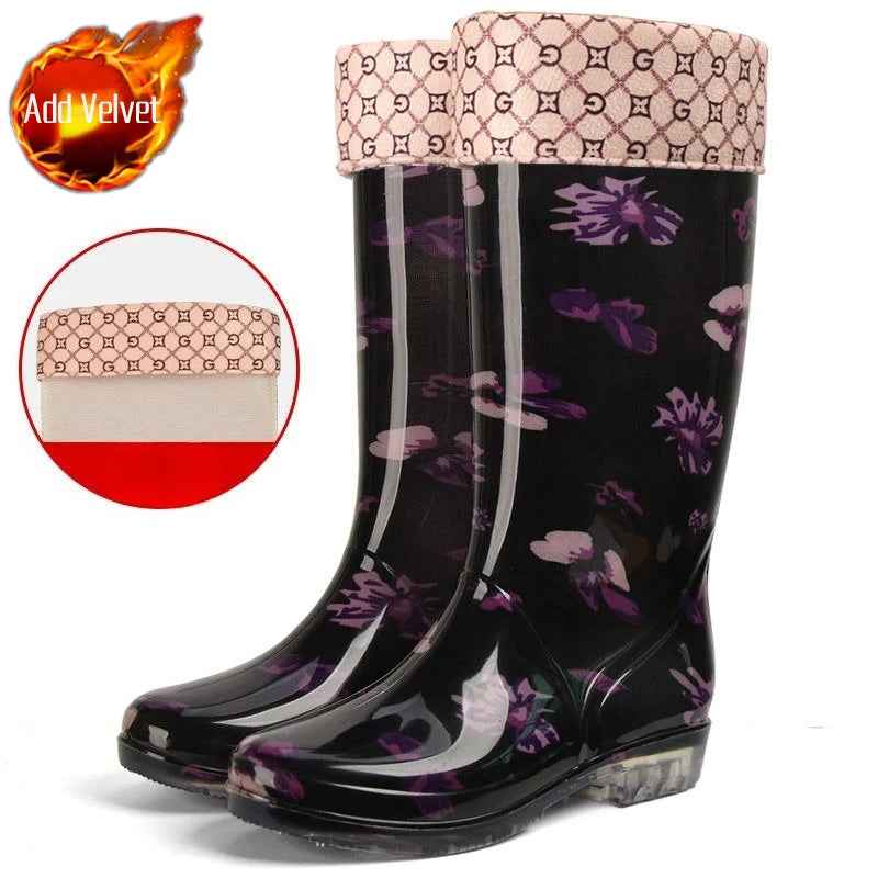Waterproof Winter Boots | Stylish Floral Design for Women 7