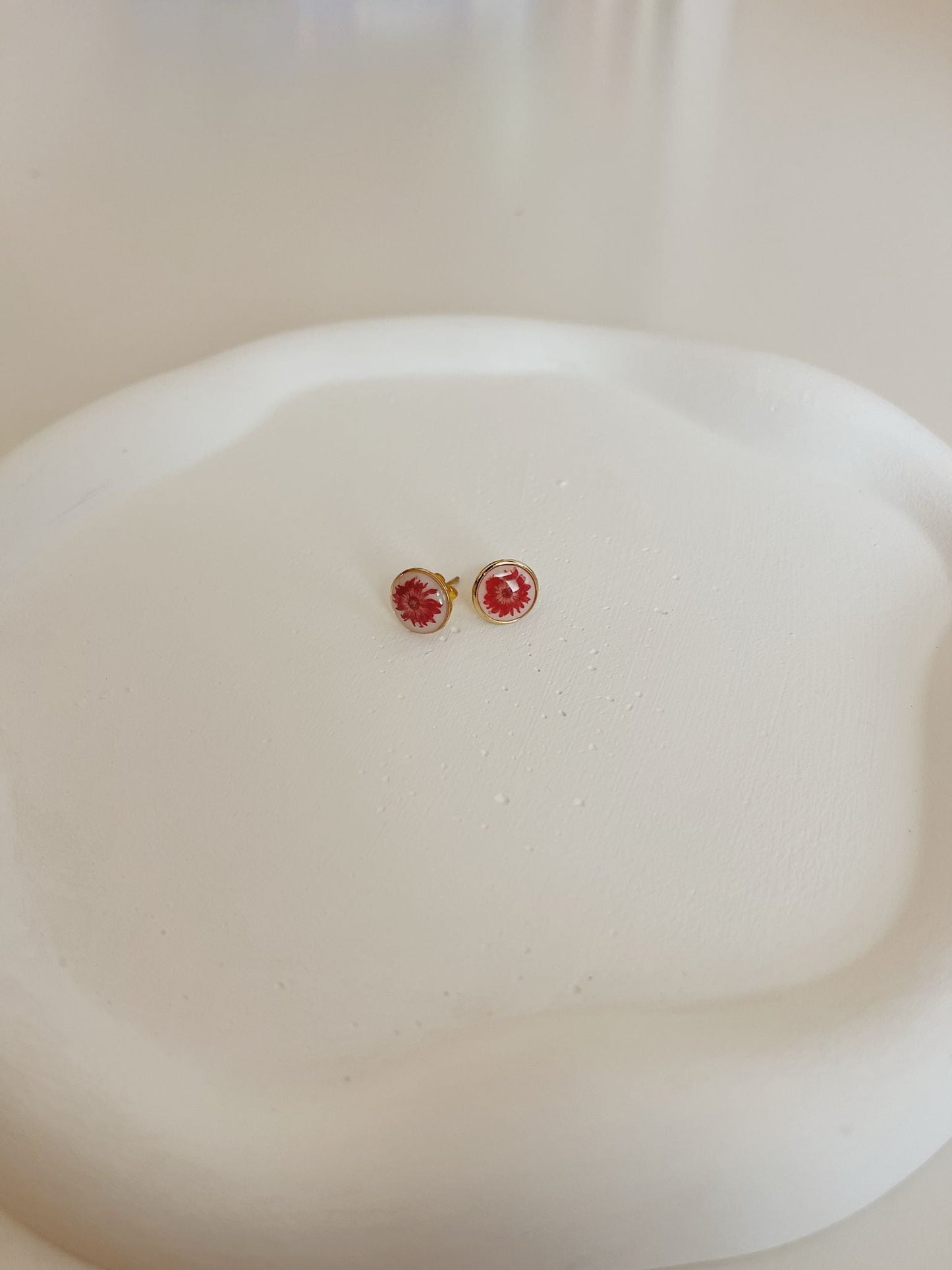 Wildflower Gold Stud Earrings