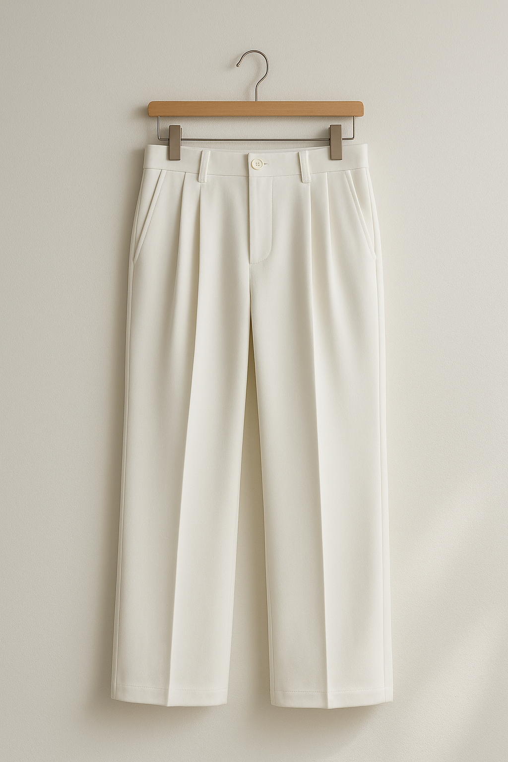 Wide-Leg Trousers | High-Waisted Design with Pleats for Elegant Fit 3
