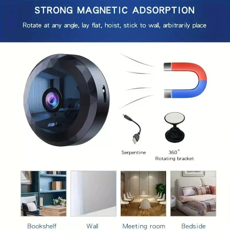 Wireless Security Camera | 1080P HD with Night Vision & Live Streaming 4