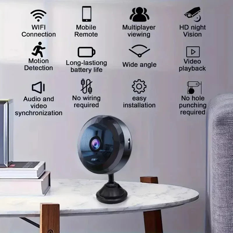 Wireless Security Camera | 1080P HD with Night Vision & Live Streaming 5