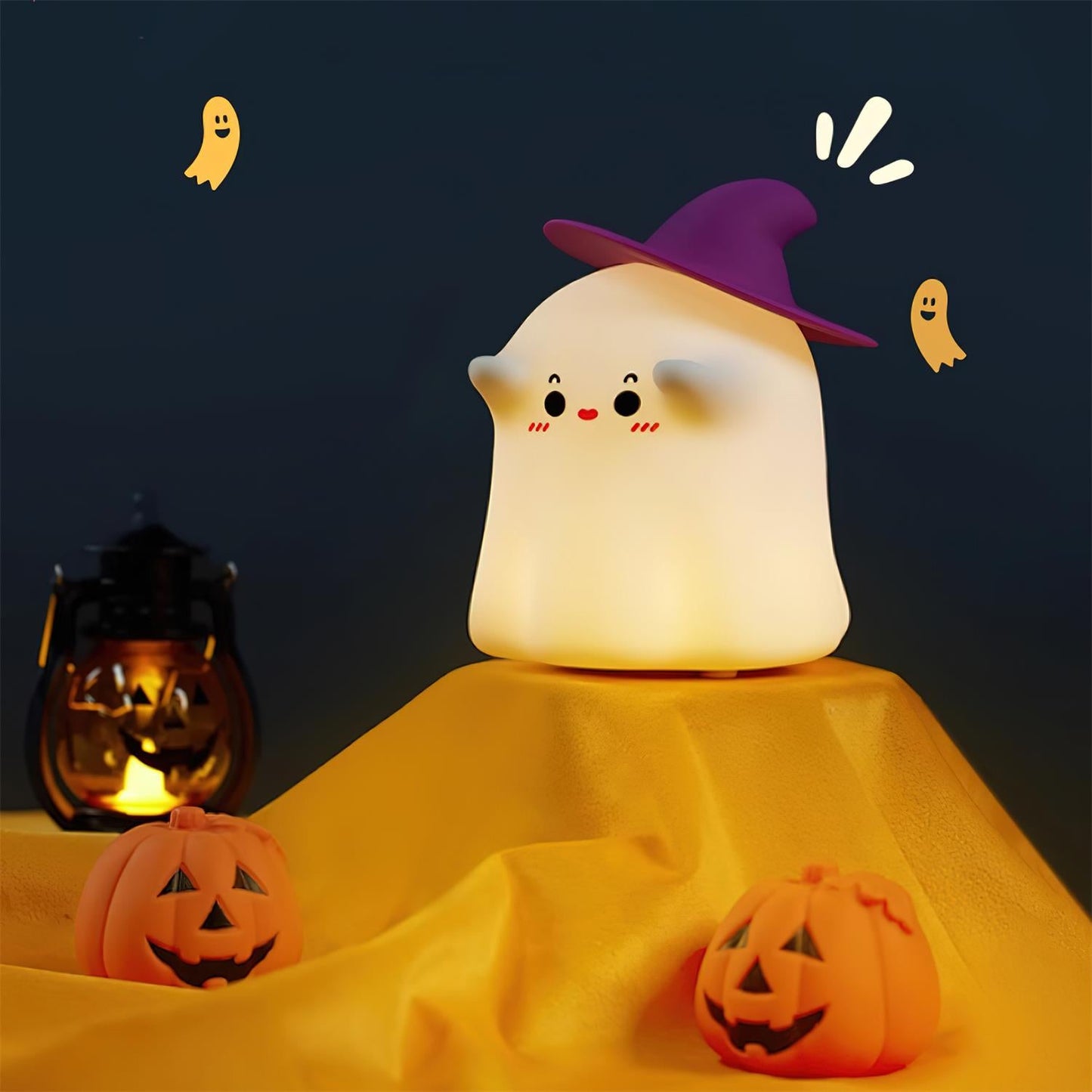 Wizard-Themed LED Night Light | Soft Silicone with Automatic Shutoff 4
