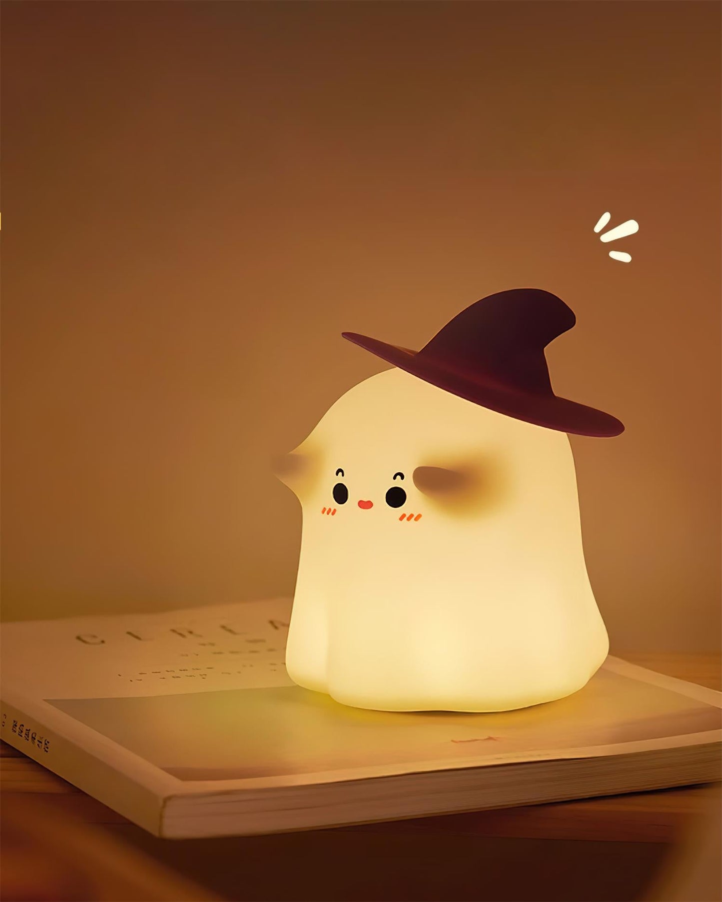 Wizard-Themed LED Night Light | Soft Silicone with Automatic Shutoff 7