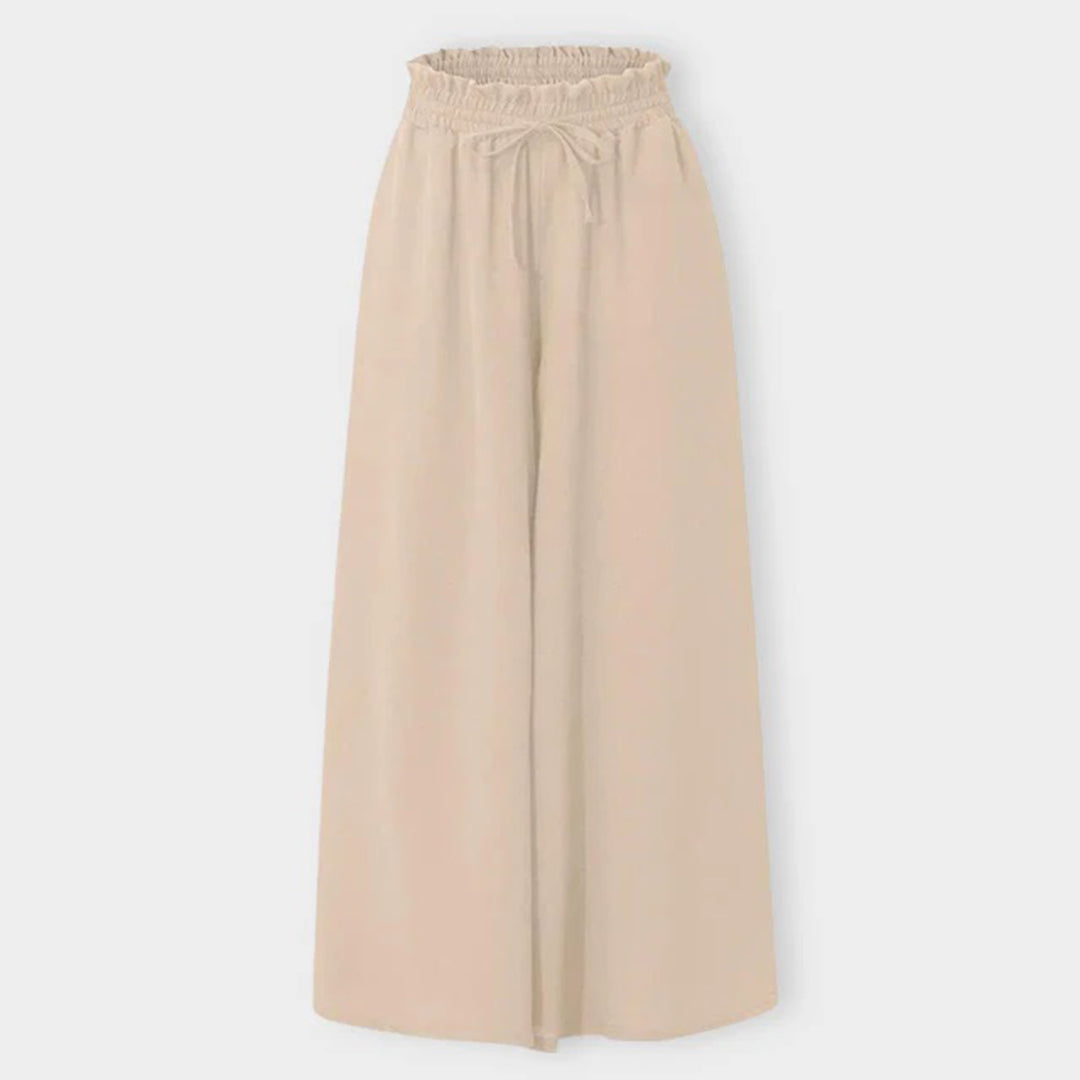 Women's Maxi Skirt | High Waist with Drawstring and Pockets 8