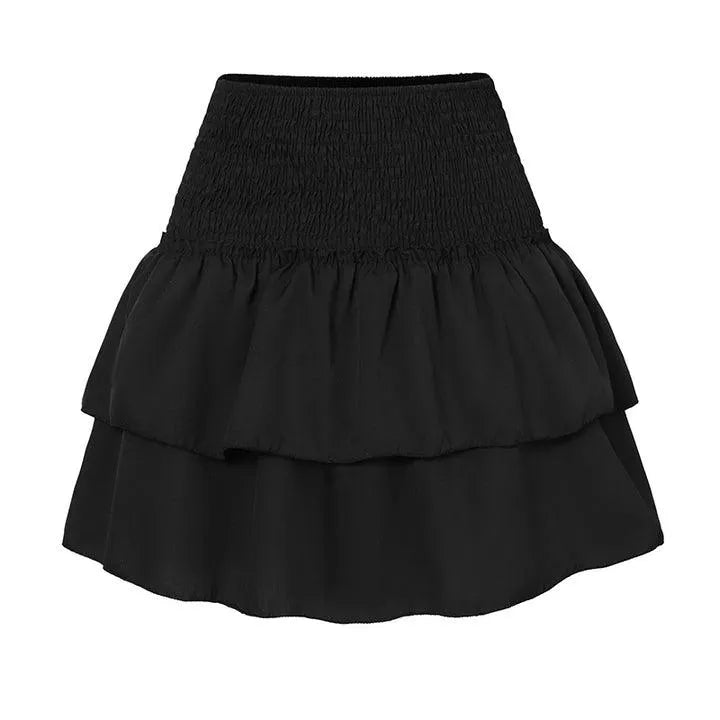 Women's Mini Skirt | Bohemian Print A-Line with Smocked Waist 11