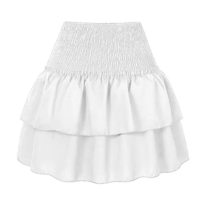 Women's Mini Skirt | Bohemian Print A-Line with Smocked Waist 9