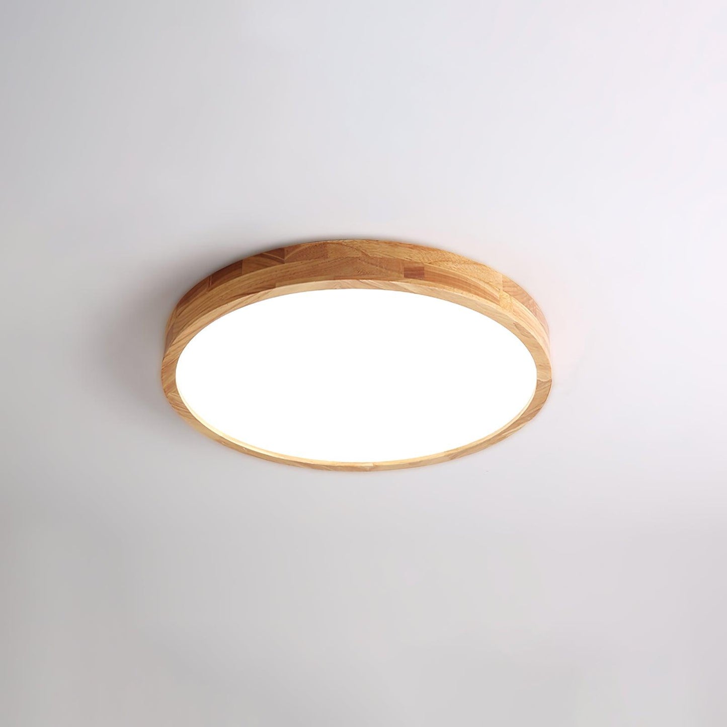 Wooden Geometric Ceiling Light | Adjustable LED with Stylish Design 0