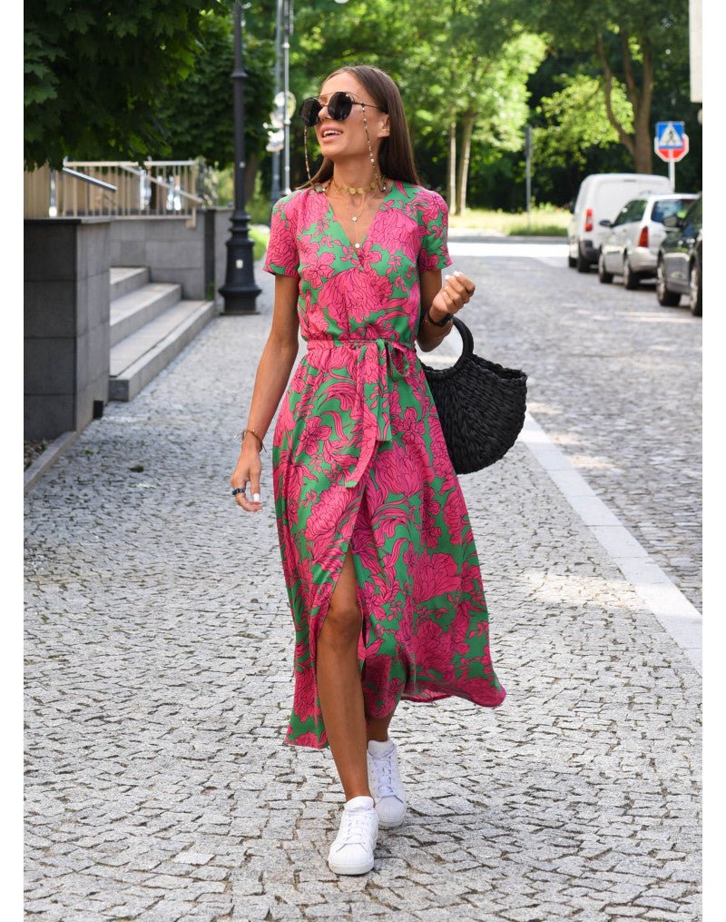 Wrap Dress | Flattering Silhouette with Stylish Print for Versatile Wear 1