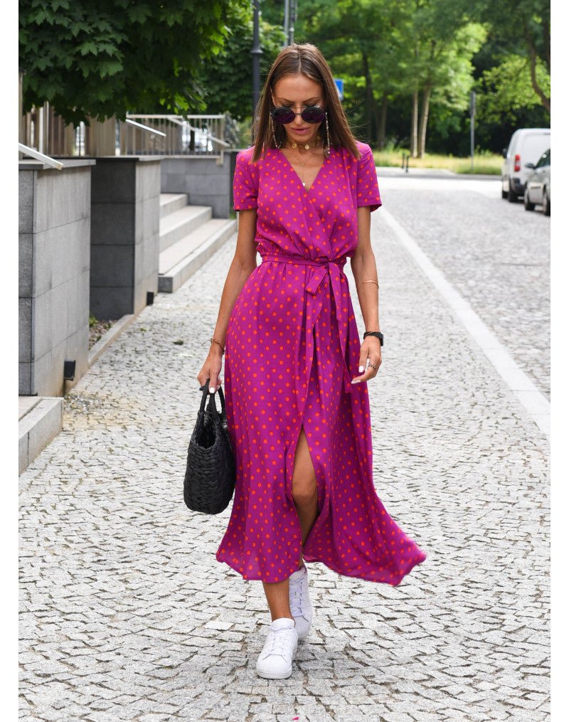 Wrap Dress | Flattering Silhouette with Stylish Print for Versatile Wear 3