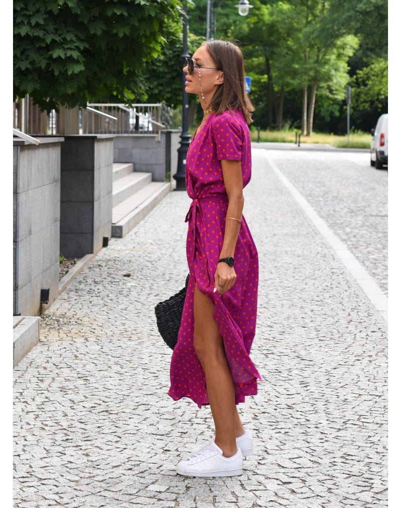Wrap Dress | Flattering Silhouette with Stylish Print for Versatile Wear 4